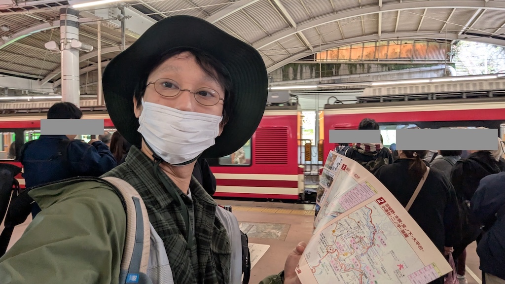 箱根湯本にて筆者